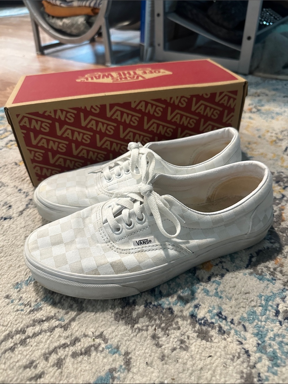 Vans Era Checkerboard Low-Top Sneakers